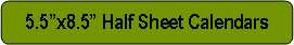 Rounded Rectangle: 5.5�x8.5� Half Sheet Calendars